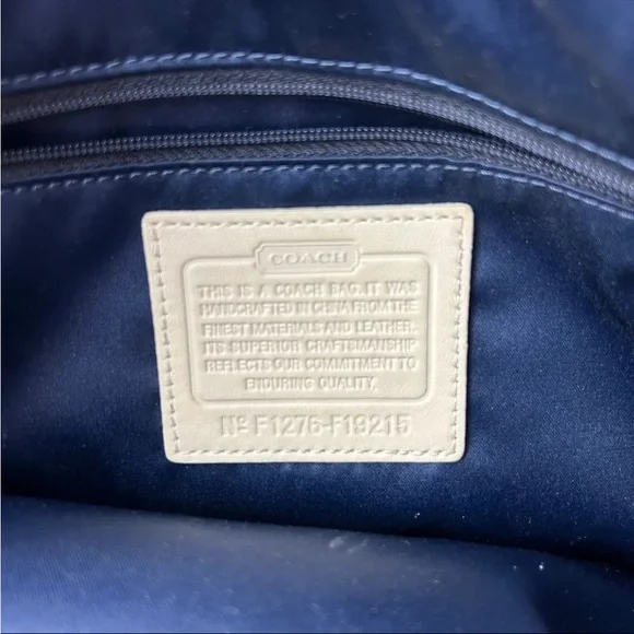 yellow coach purse- as is - Picture 12 of 12